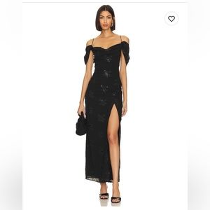 LPA Black Maxi Dress